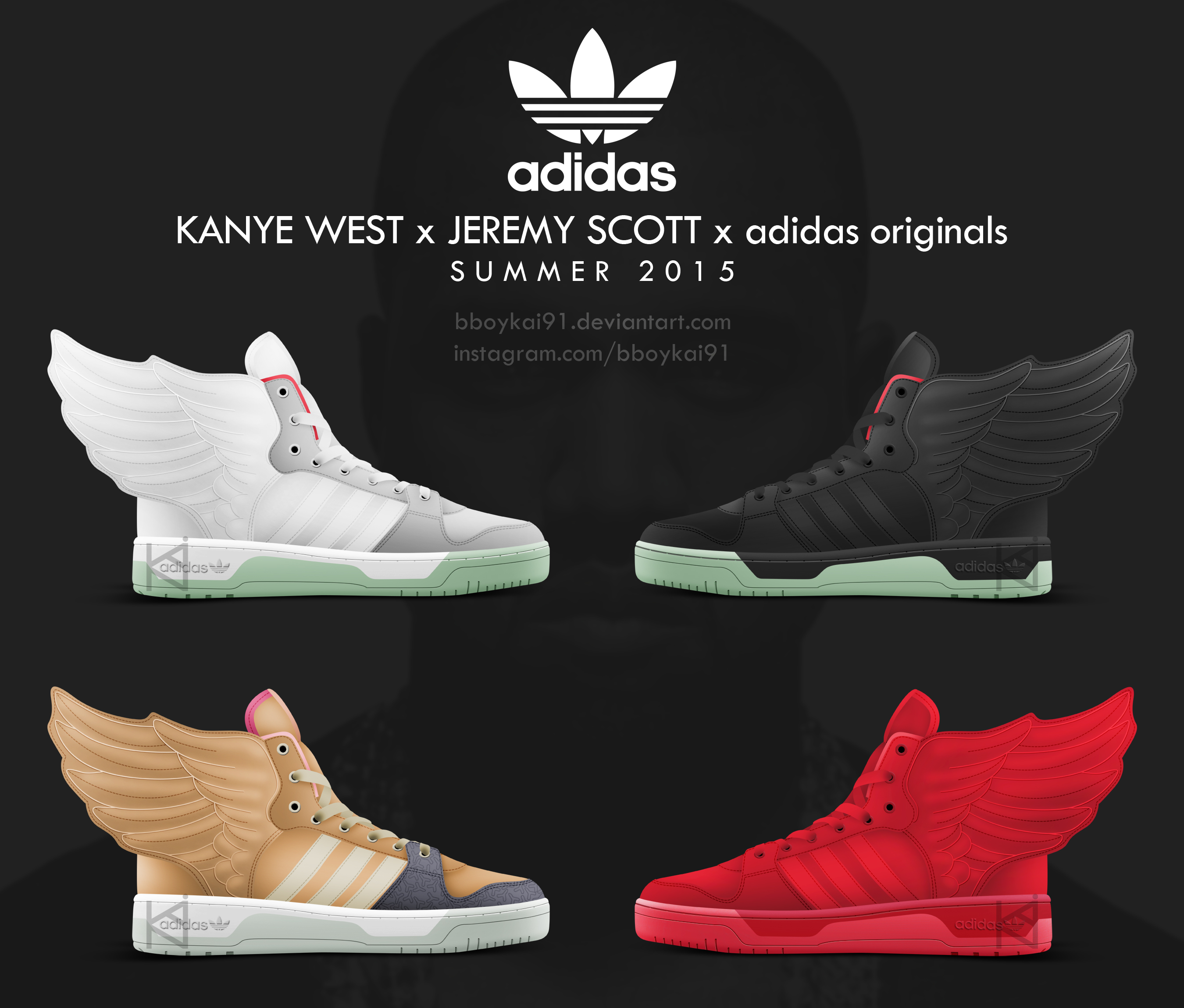 Kanye West x Adidas JS Wings Concepts

