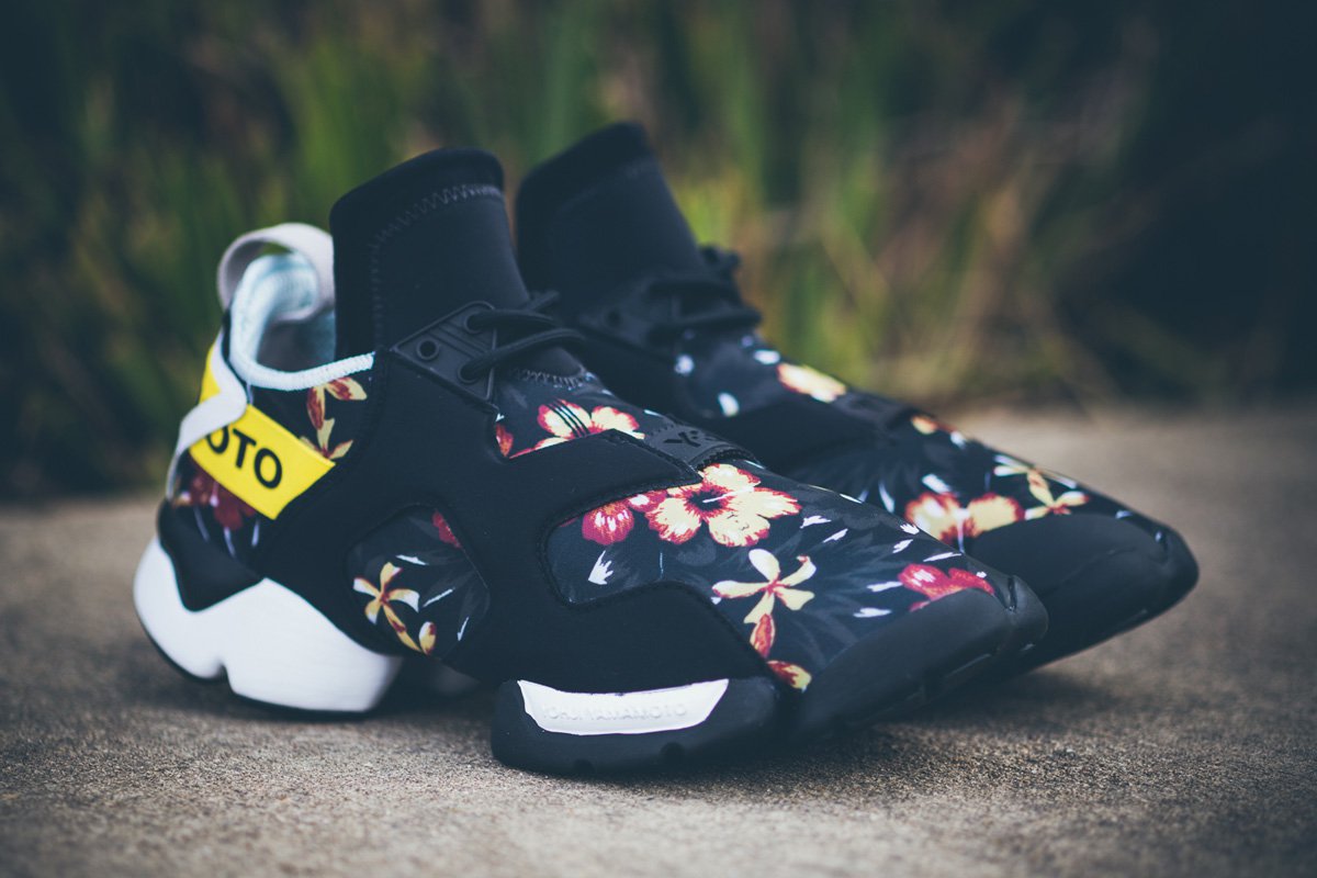 y3 floral shoes