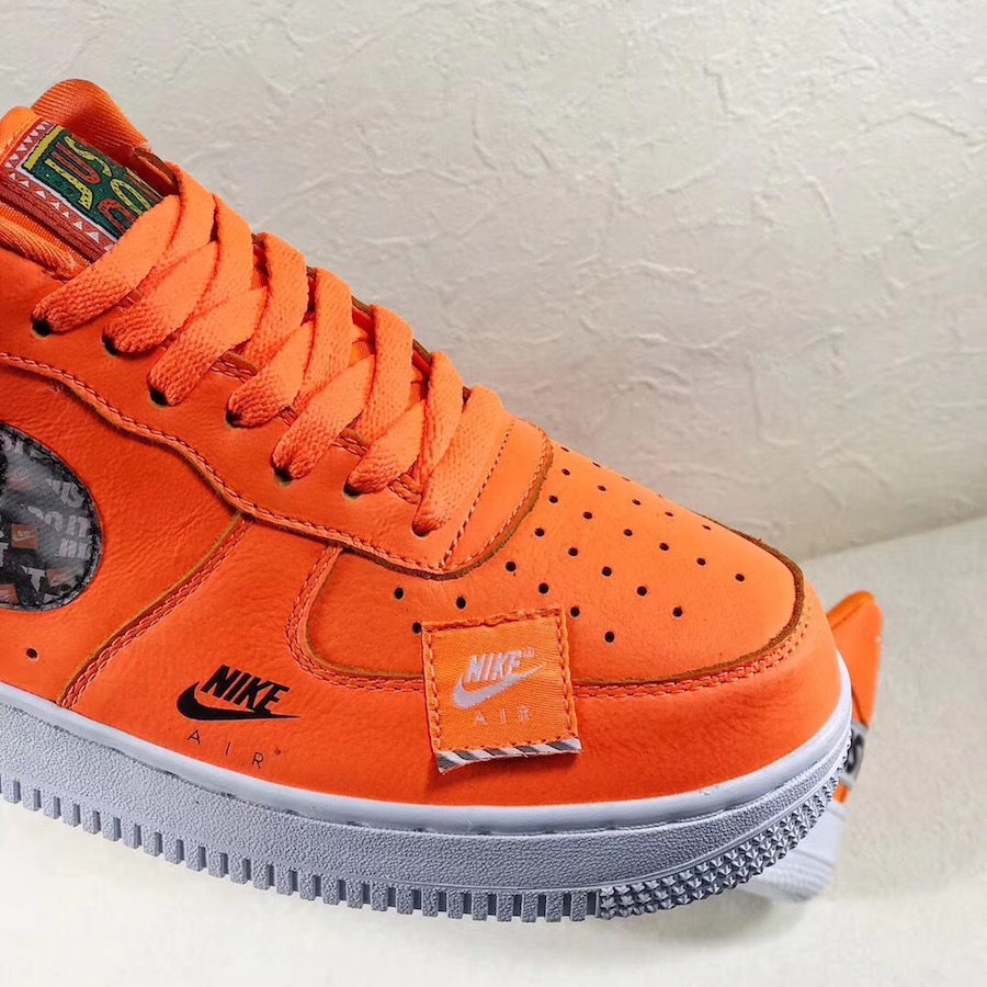 Nike Air Force 1 "Just Do It" in Orange Release Info