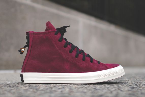 converse burnished suede back zip