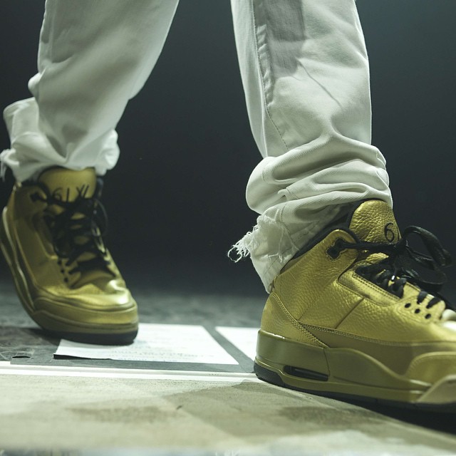 Drake S Air Jordan 3 Ovo Gold