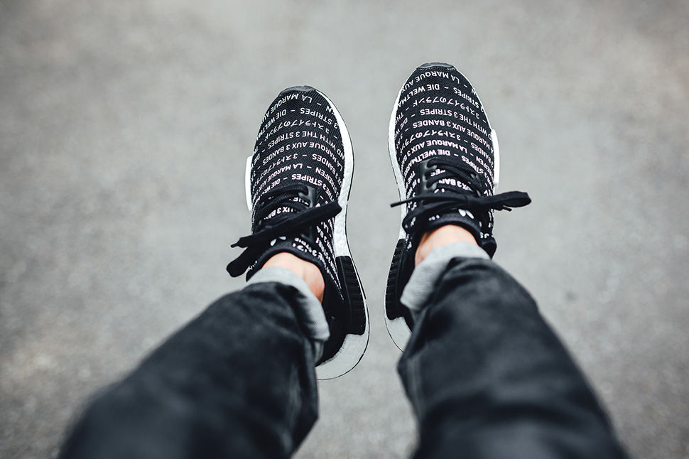 nmd brand with three stripes