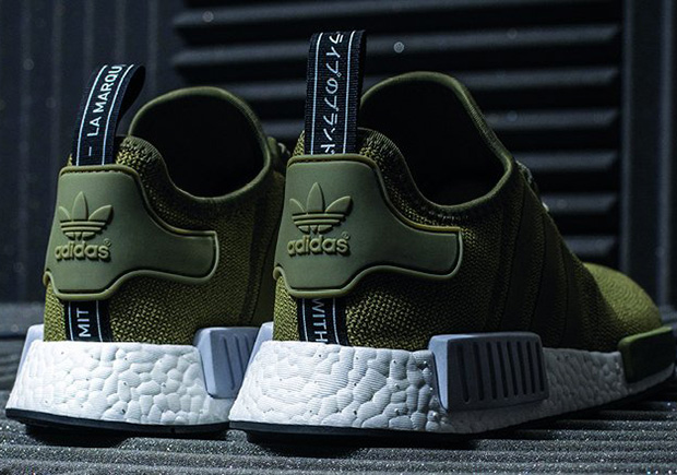 olive nmd womens
