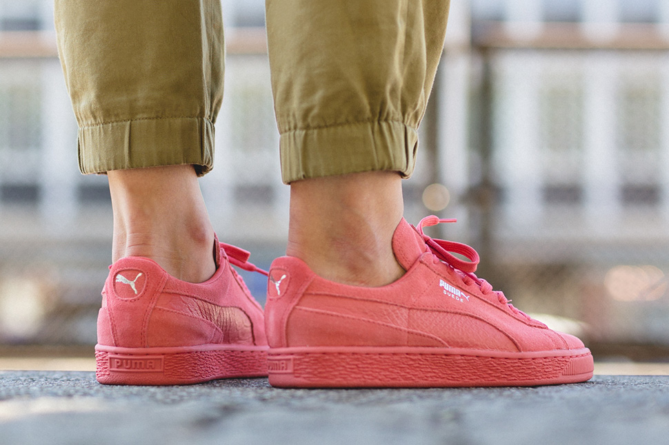 puma suede classic navy pink
