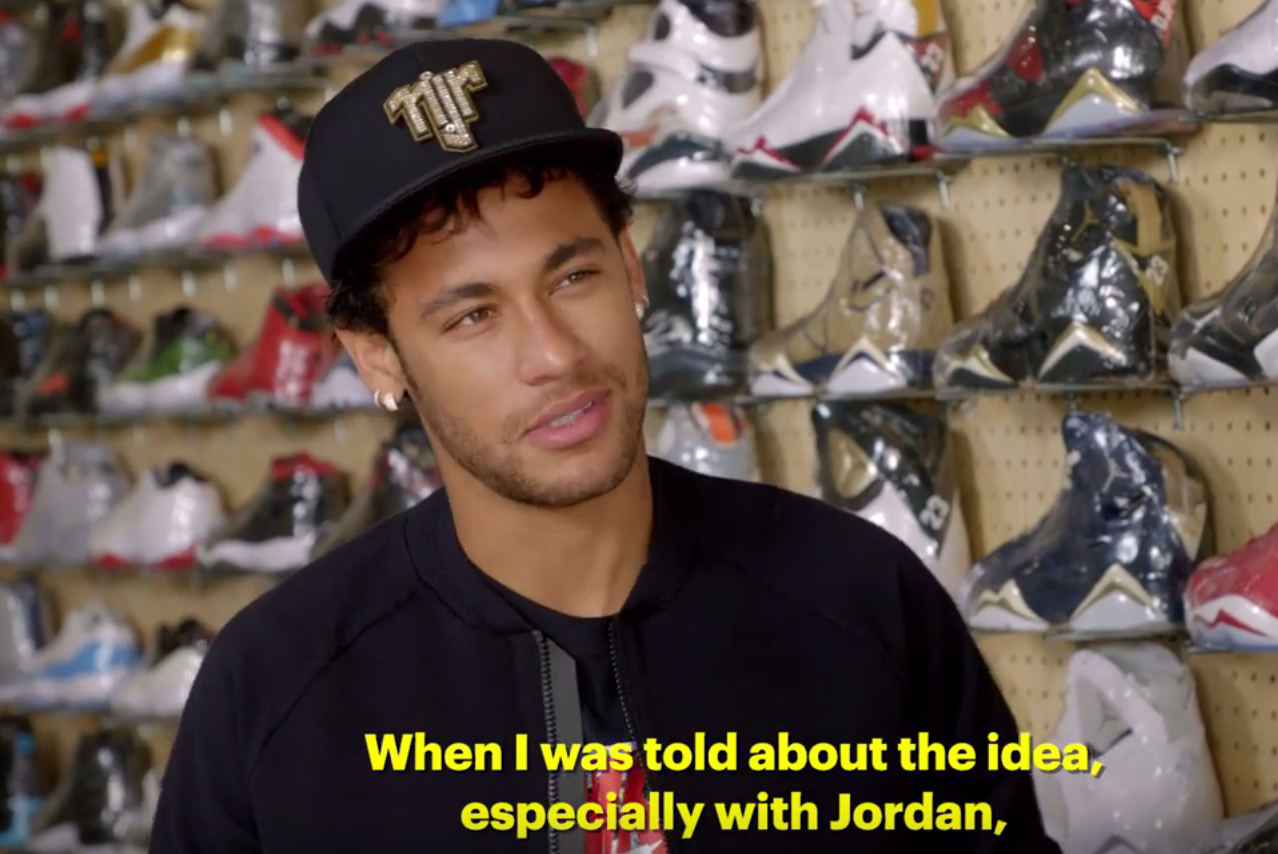neymar sneaker shopping