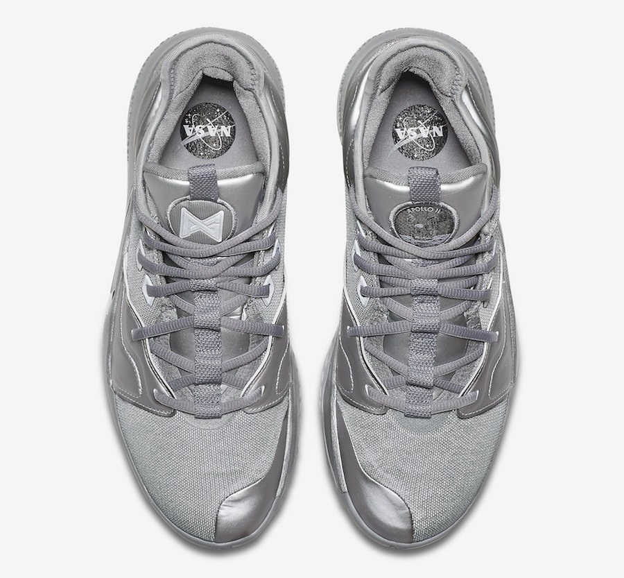 paul george shoes silver