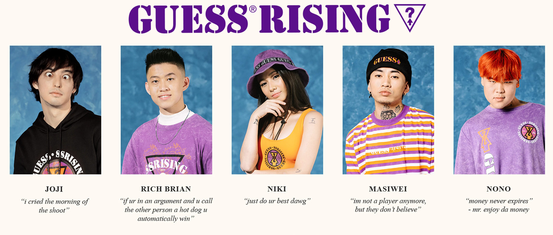 Bering strædet Ekstraordinær voksenalderen 88rising x Guess “Guess Rising” Collection