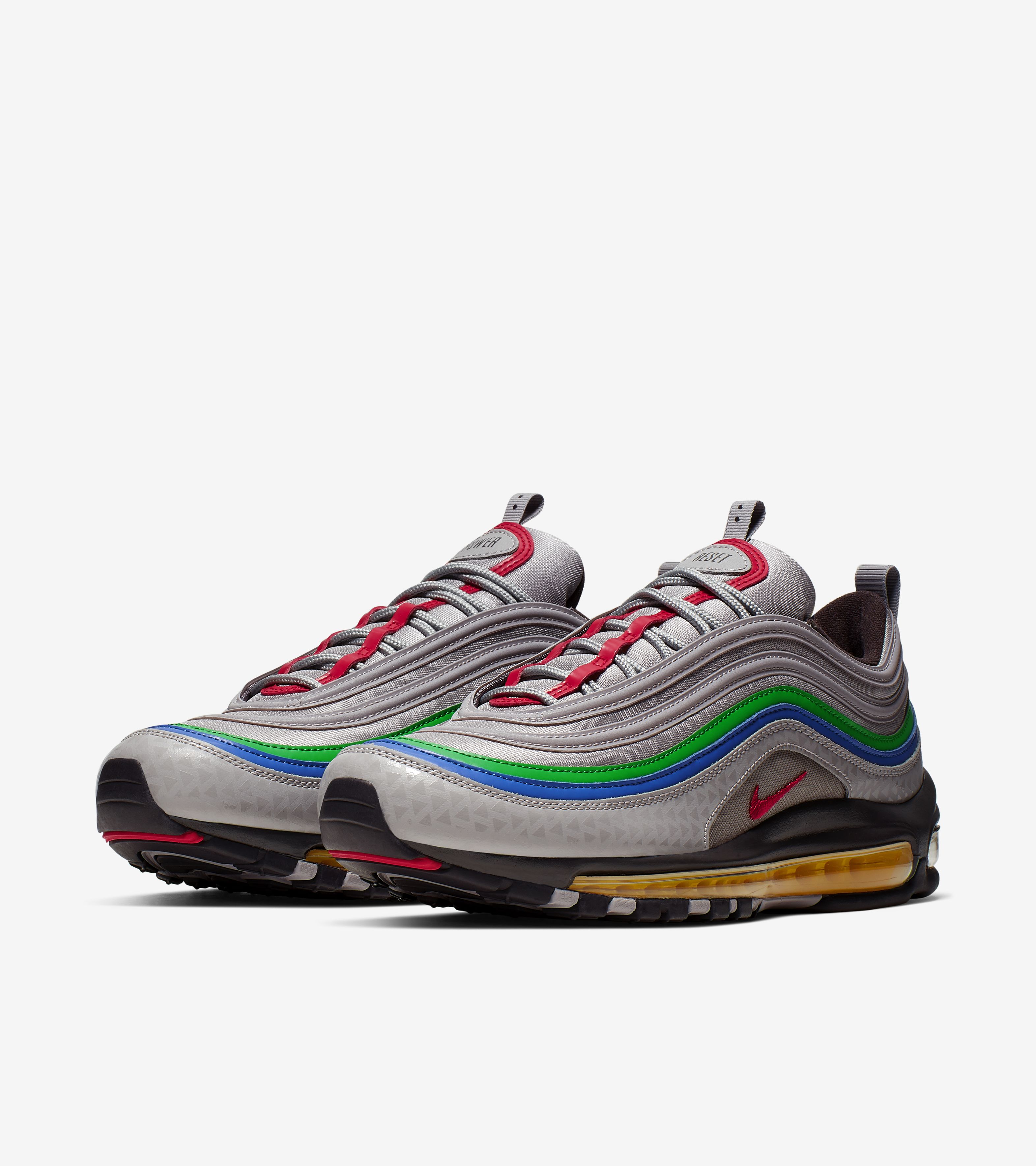 air max 97 red green yellow