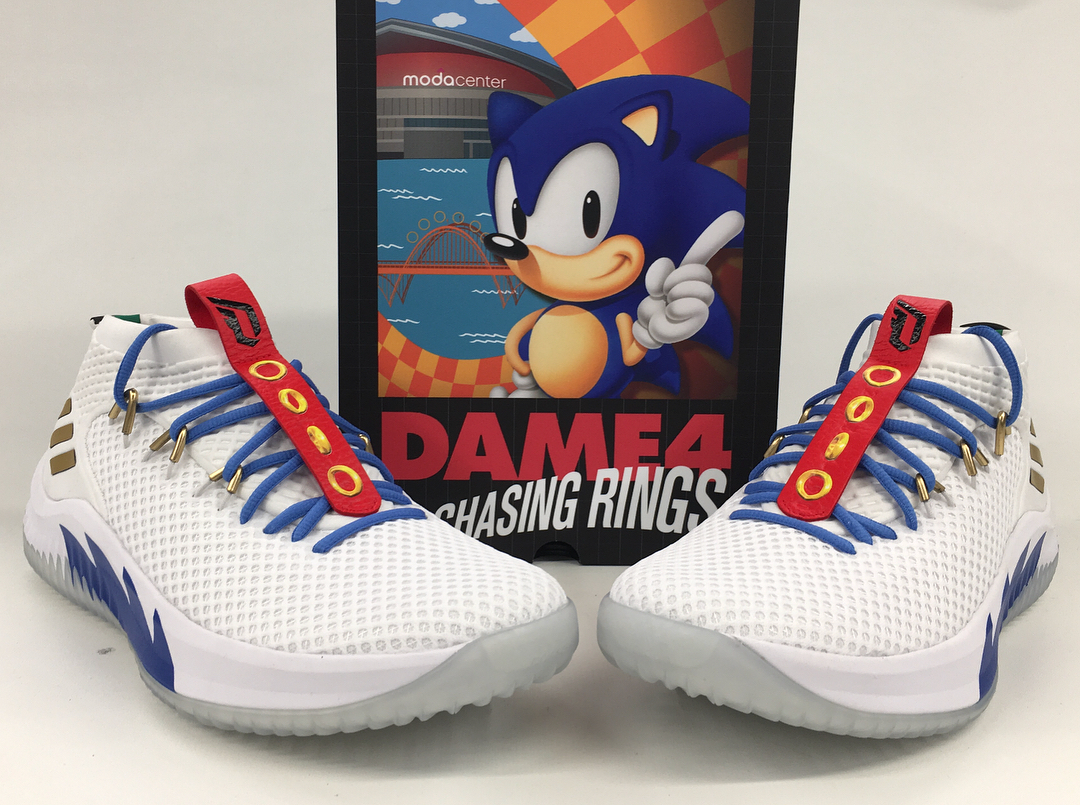 Sonic The Hedgehog x adidas Dame 6