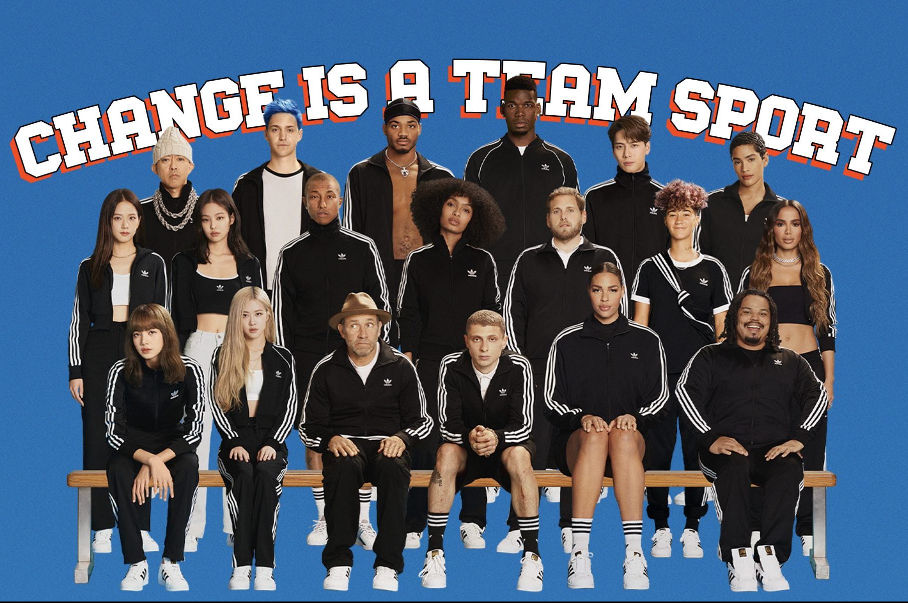 Sharpen chrysanthemum mat adidas Originals “Change Is a Team Sport” Campaign