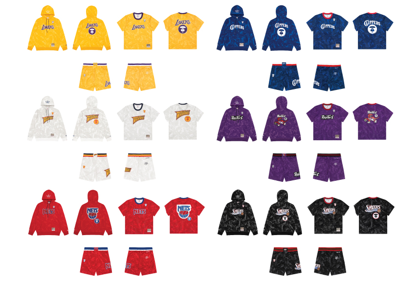 AAPE x Mitchell & Ness NBA All-Star Collection