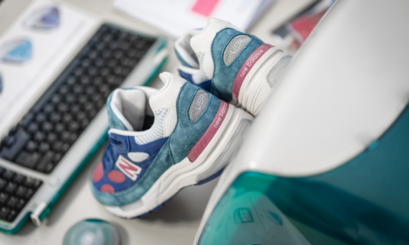 The New Balance 992 Arrives In Summer Pink Blue Colorway
