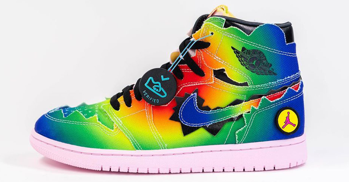 air jordan rainbow shoes