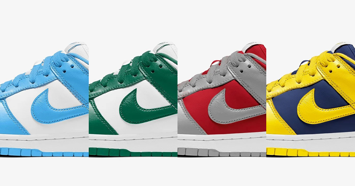 nike dunk low colors