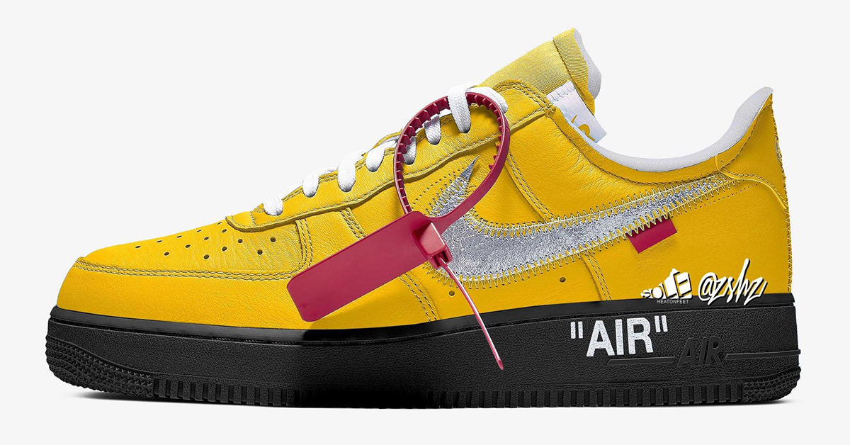 air force x off white yellow