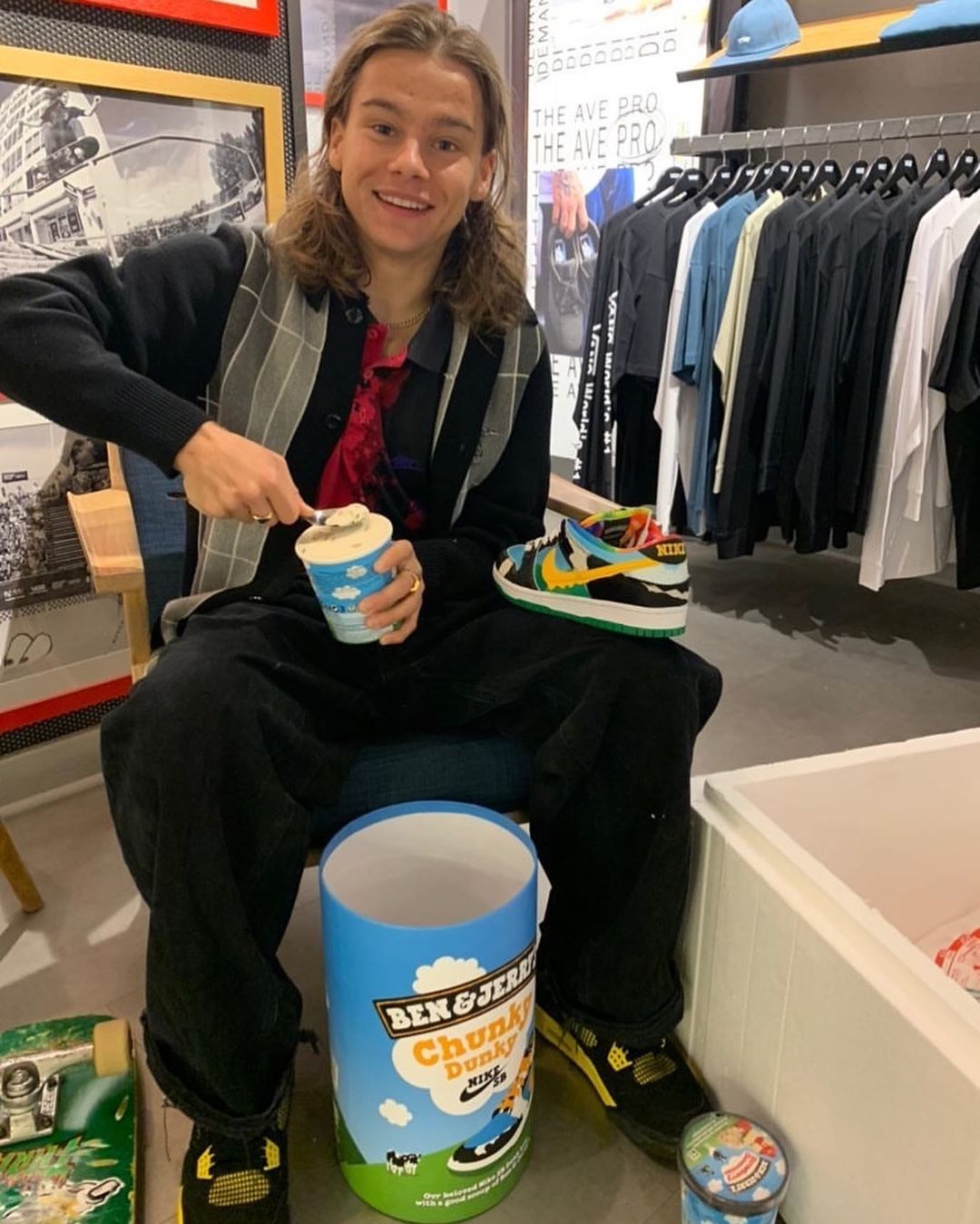 skate shops selling ben and jerry's
