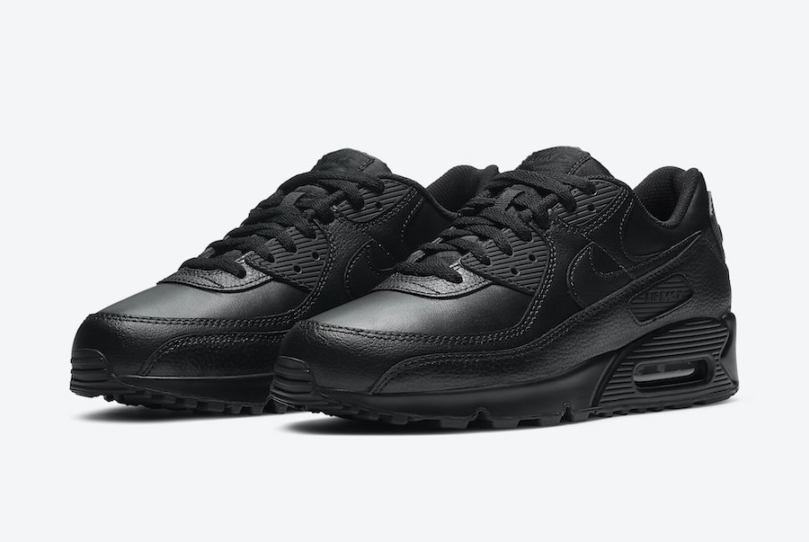The Nike Air Max 90 Gets a Triple Black Leather Makeover