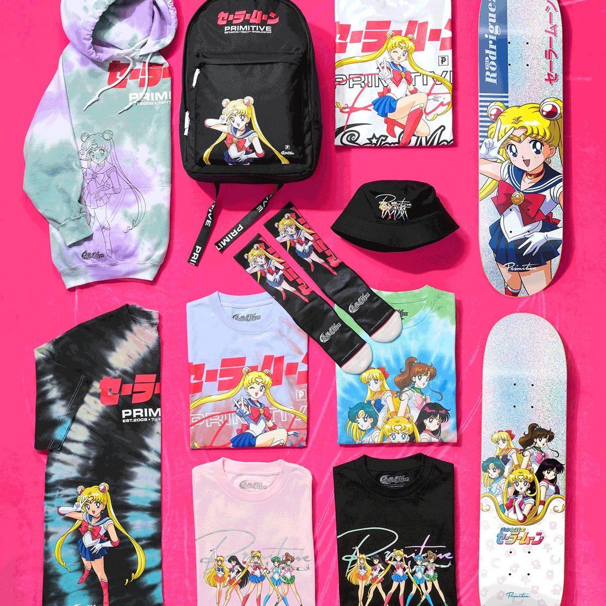 Primitive Skate Has Launched a New Sailor Moon Collection