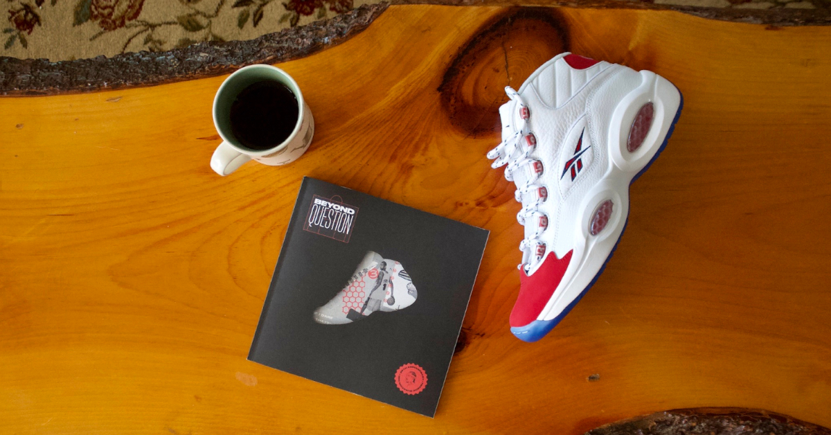 reebok question red suede toe