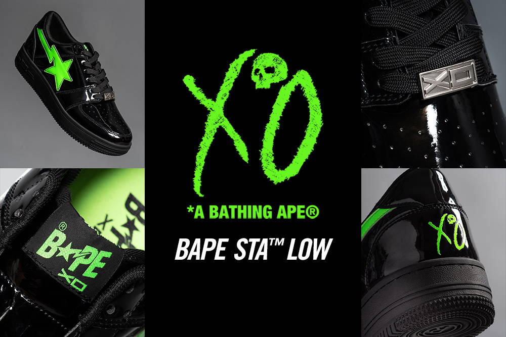 and Weeknd Up on the XO BAPE STA