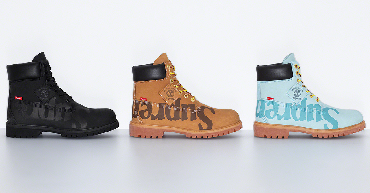 Supreme and Timberland Reveal Their Fall 2020 Collab
