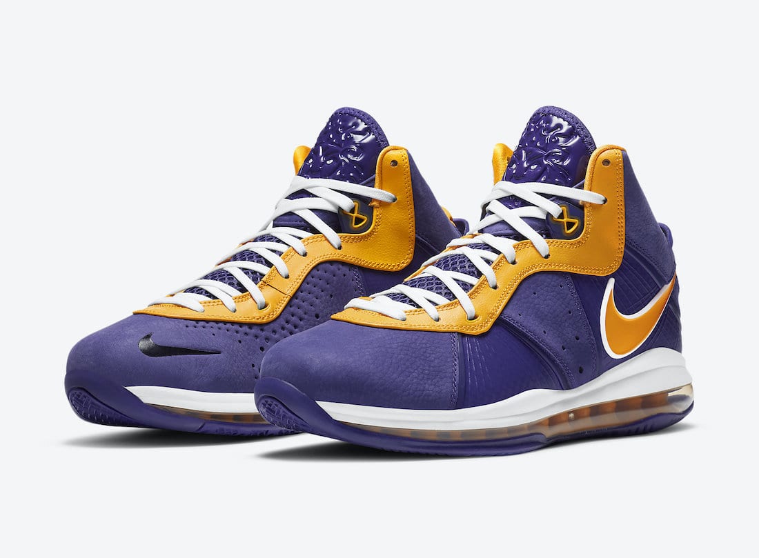 lebron shoes lakers colorway