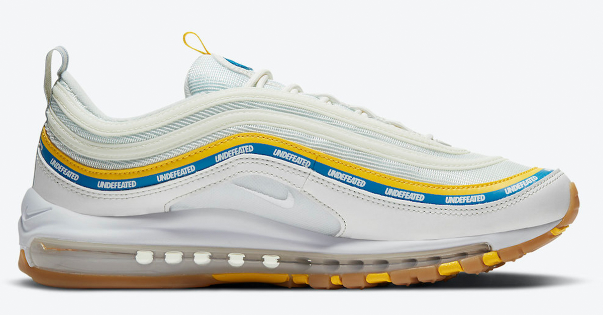 undefeated nike air max 97 white