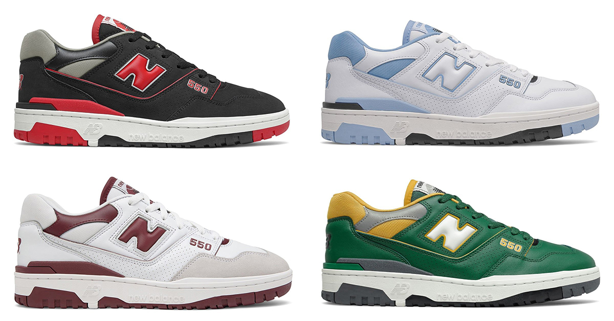 New Balance 550 Colorways Revealed for 2021