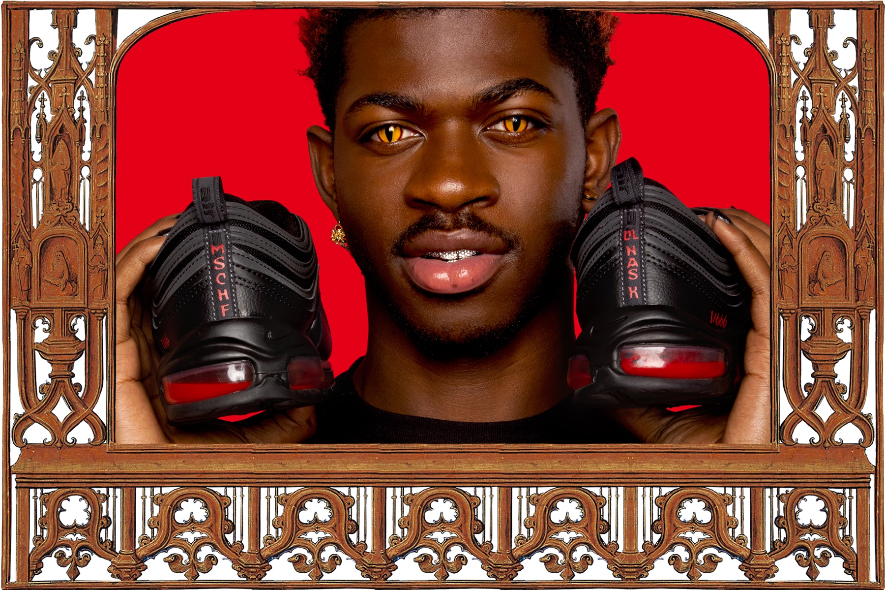 MSCHF & Lil Nas X Create the Air Max 97 “Satan Shoes”