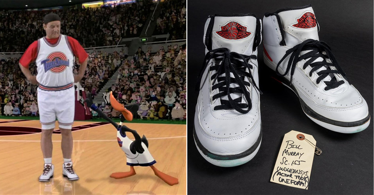 what shoes does jordan wear in space jam
