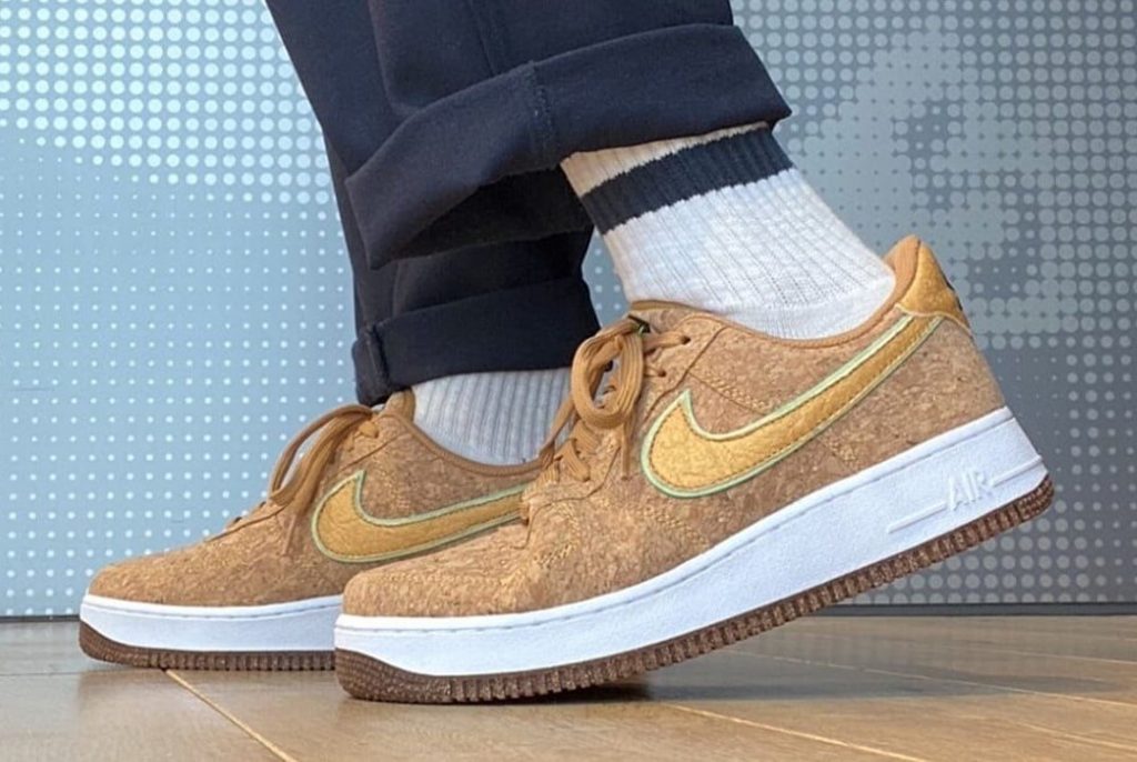 Nike’s “Happy Pineapple” Air Force 1 Is Made From Recycled Cork