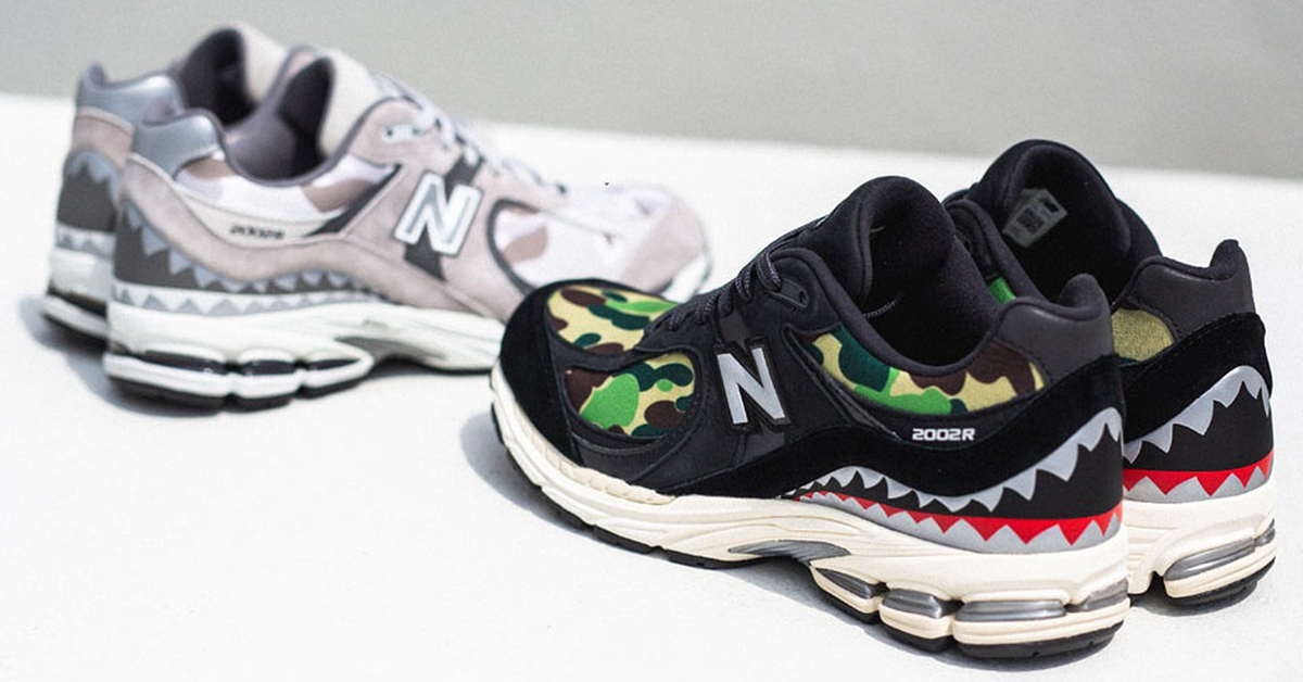 Detailed Look at the BAPE x New Balance 2002R