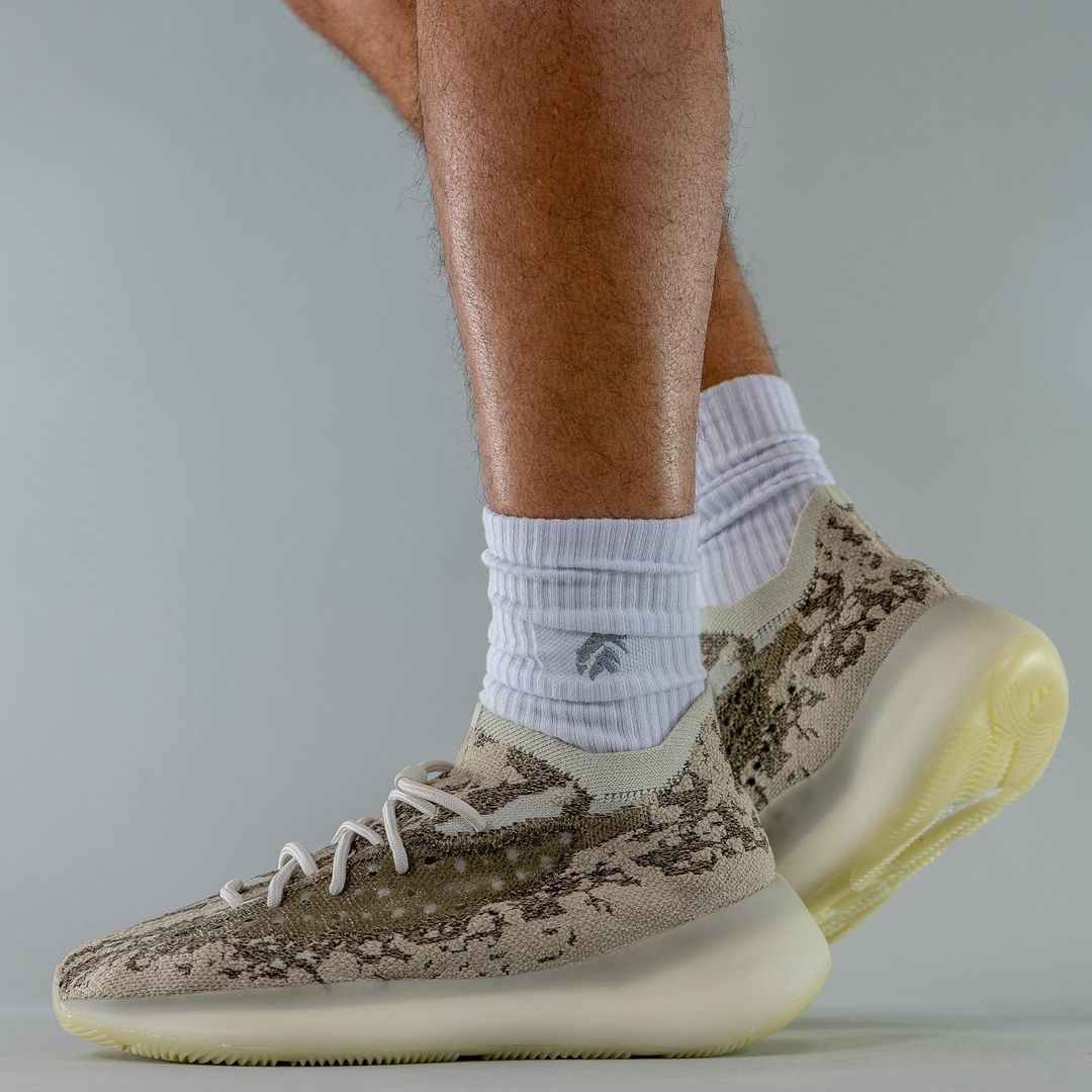 On-Feet Look at the adidas YEEZY BOOST 380 “Stone Salt”