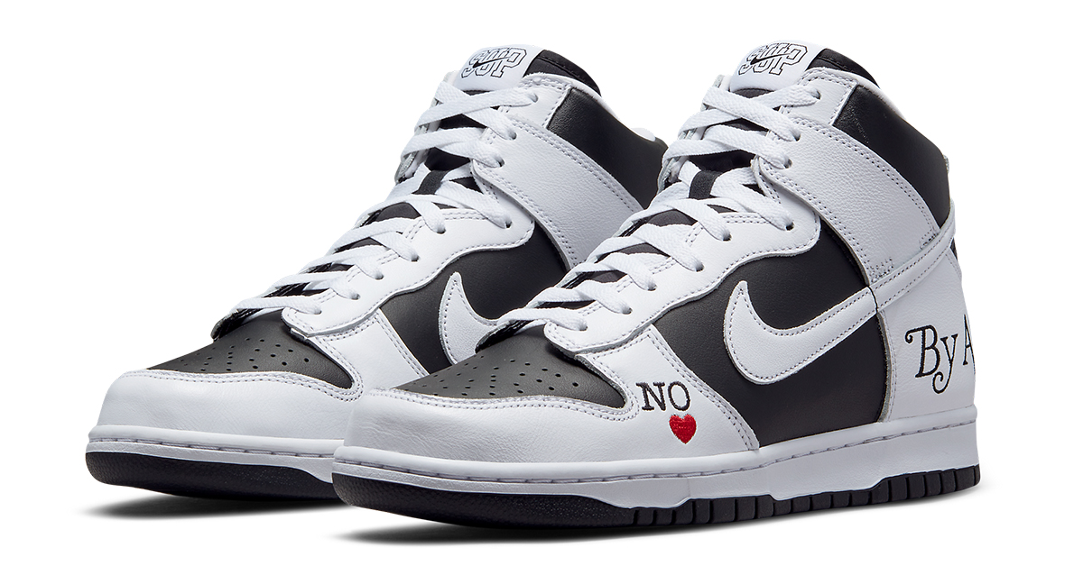 Official Look: Supreme x Nike SB Dunk High “By Any Means”