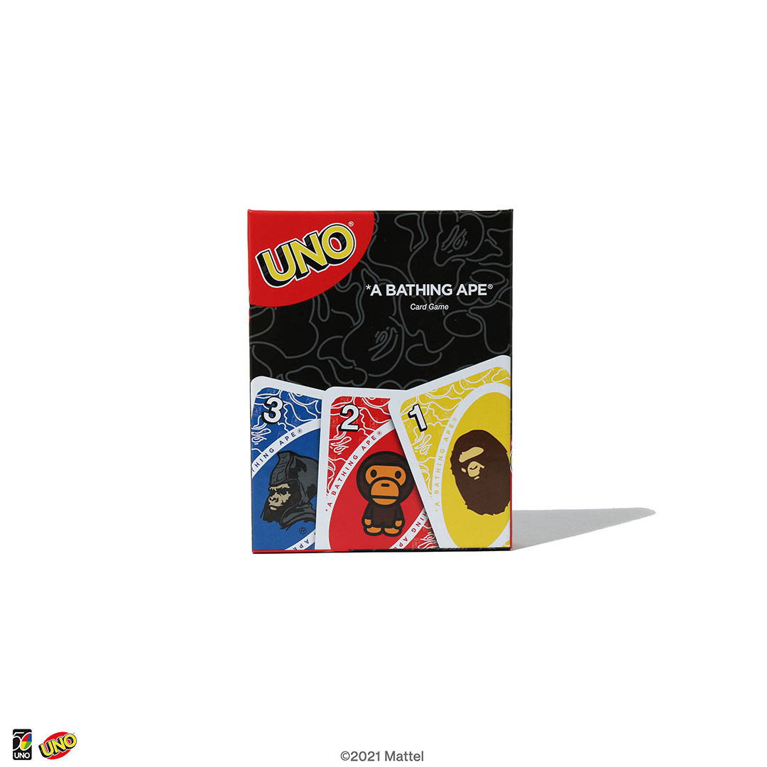 UNO A Bathing Ape Card Game 50th Anniversary Special Edition Streetwear Set BAPE 