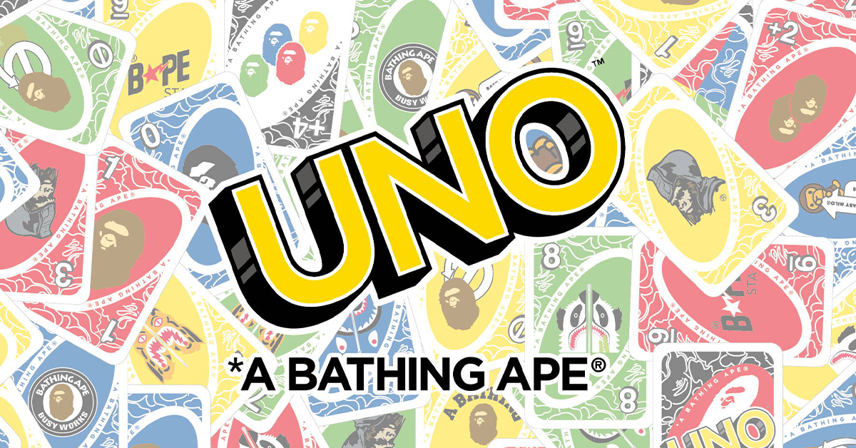 A BATHING APE UNO CARD Playing Cards 50th Anniversary Special Edition BAPE Play 