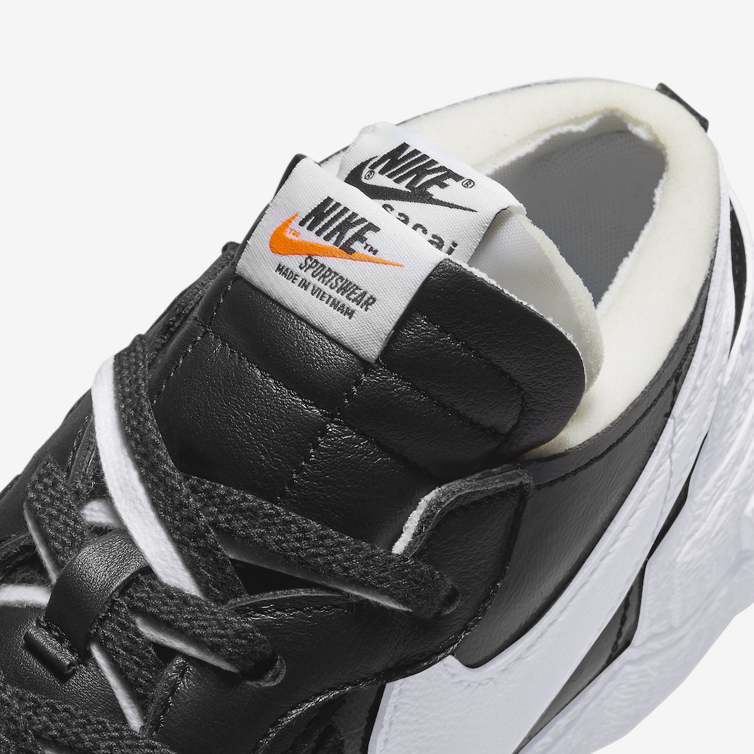 sacai x Nike Blazer Low Black DM6443-001 Release Date