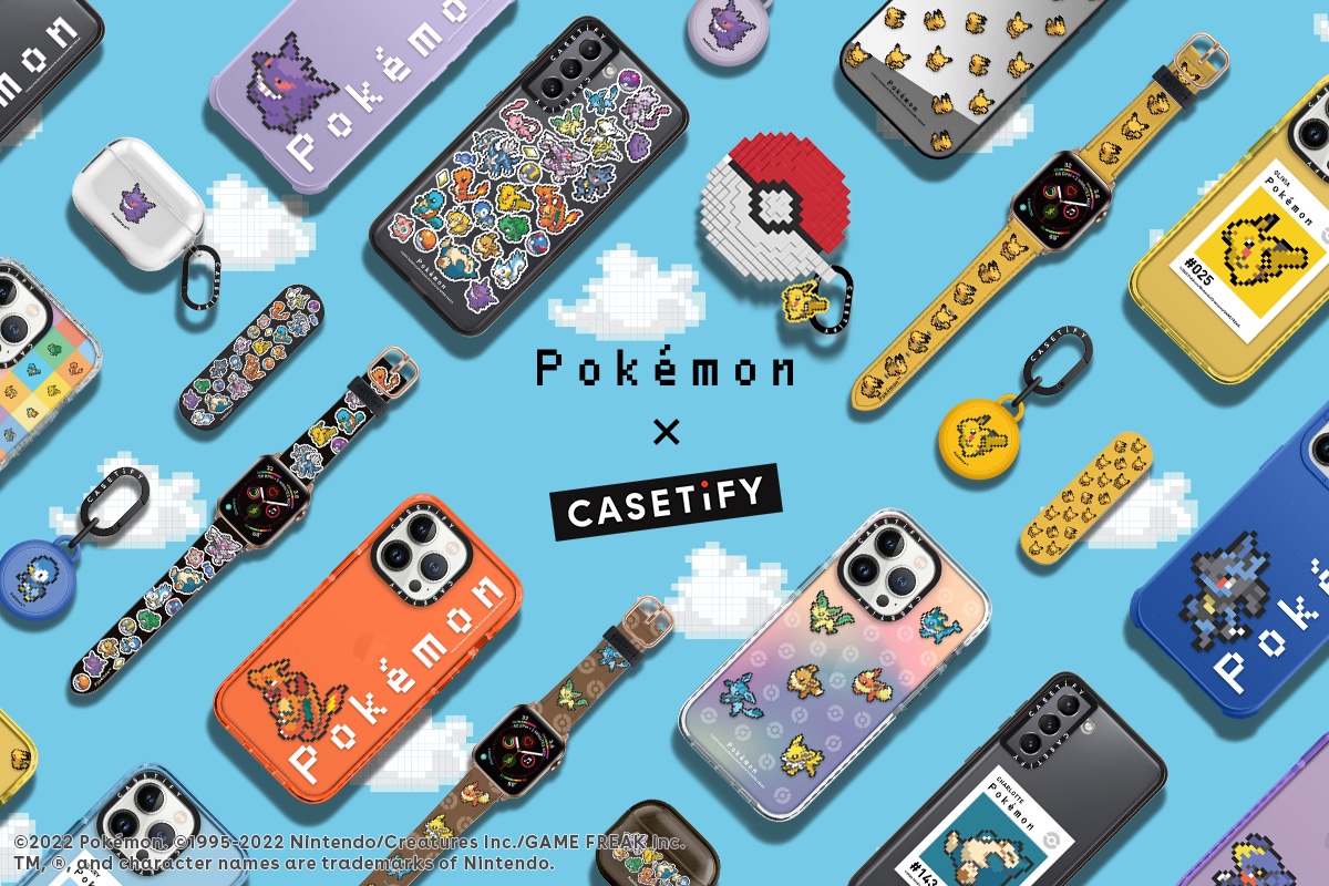 Date de sortie de la collection Pokémon x CASETiFY « Pixel Art »