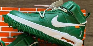 off white nike air force 1 mid pine green DR0500 300 release date 324x160