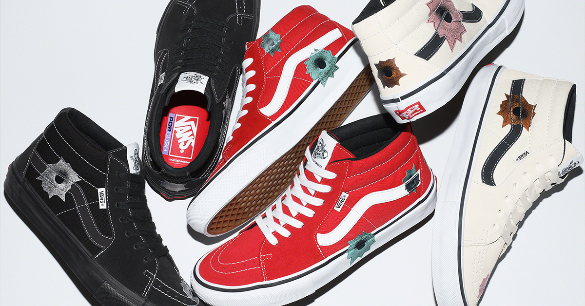 Collection Supreme x Nate Lowman x Vans Grosso Mid